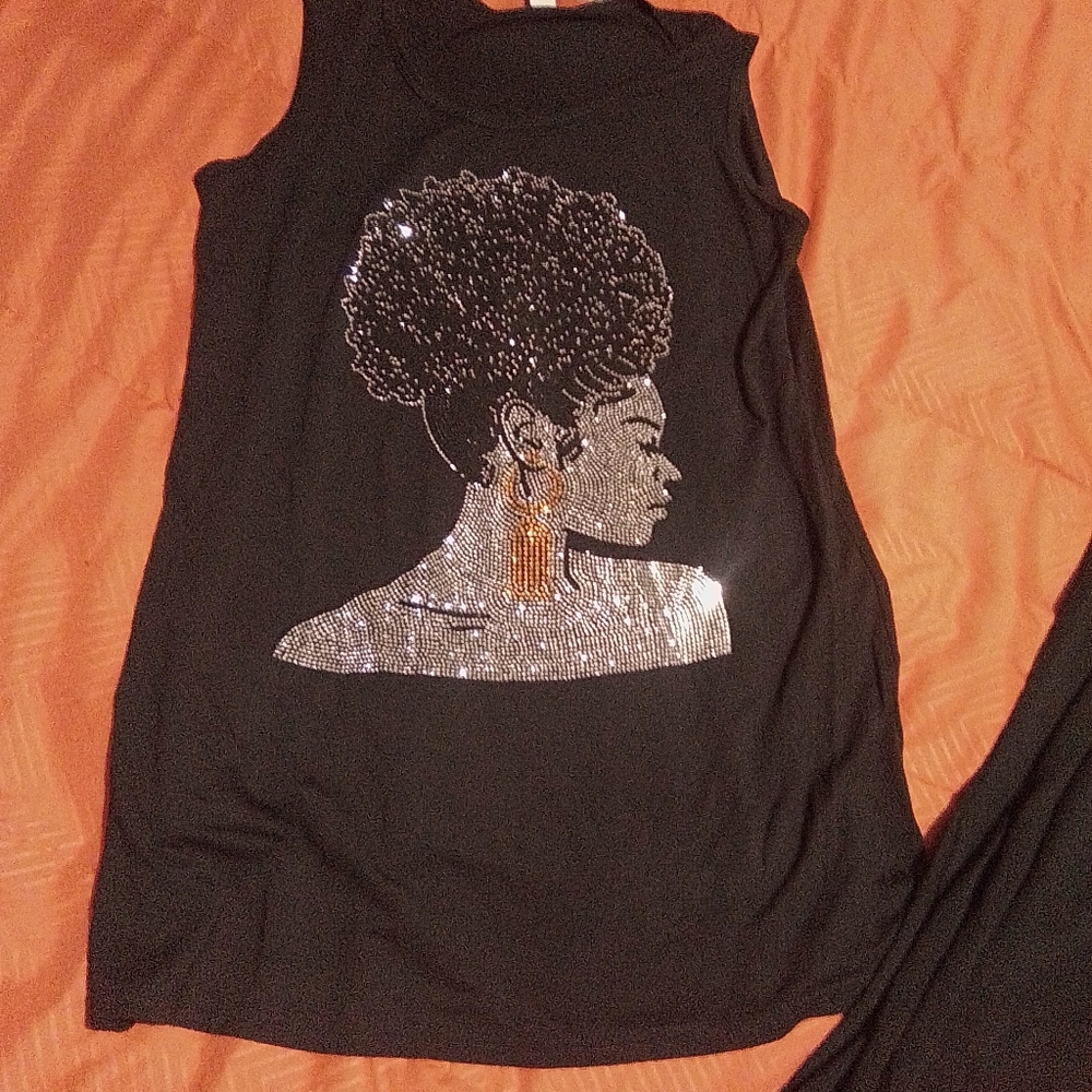 Lady's glitter shirts